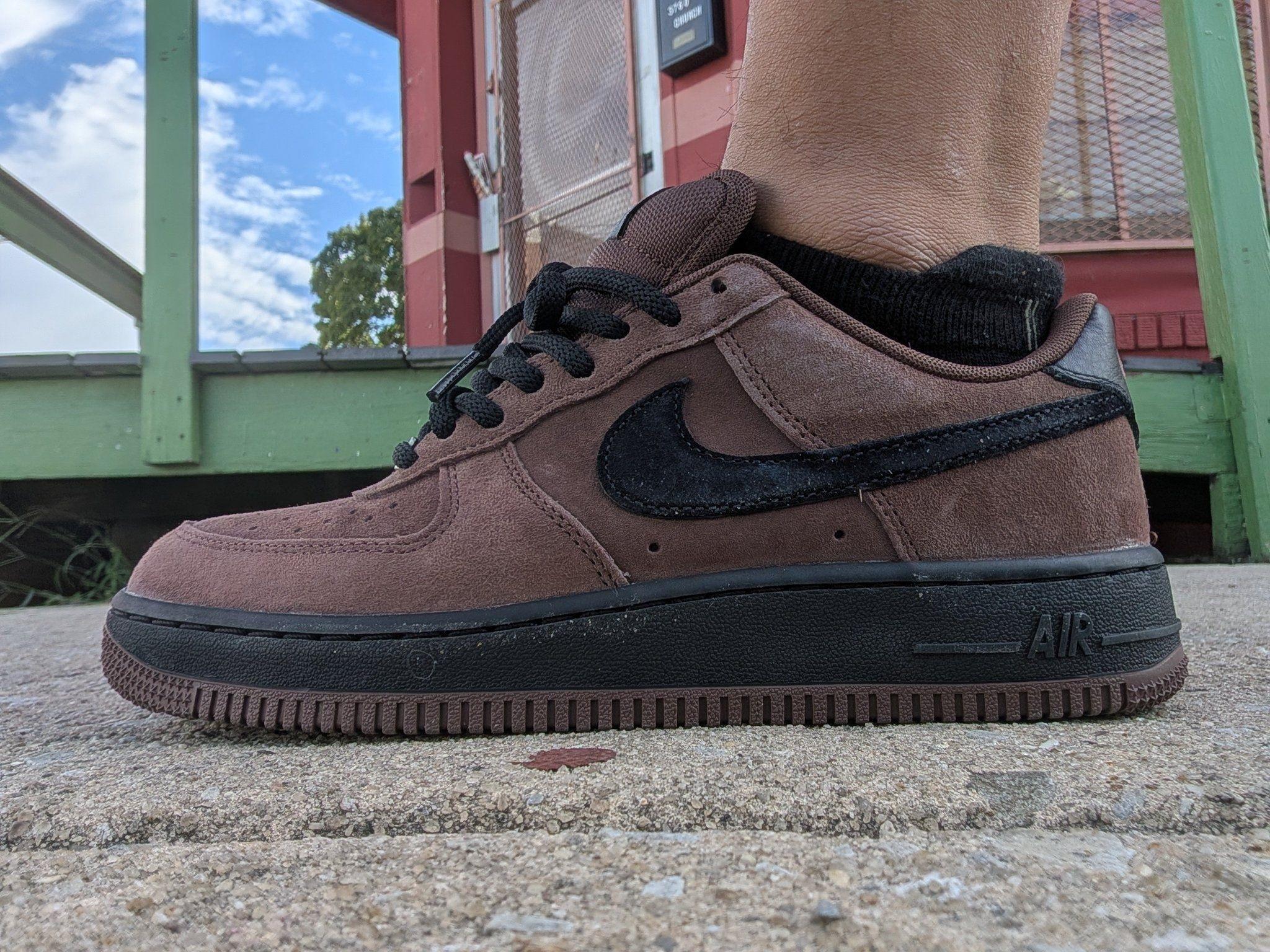 复古棕调|Nike Air Force 1 SB上脚实测✨